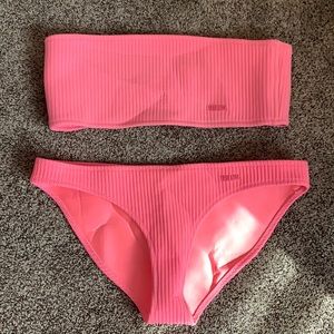 Pink bikini from Triangl, size small. $30